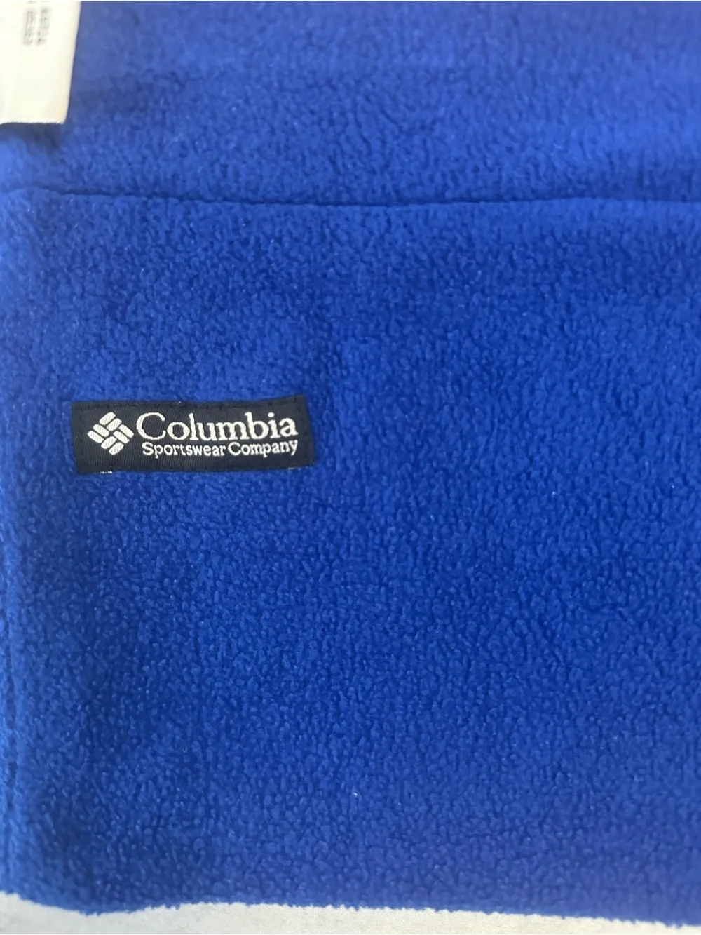 Columbia Blue Fleece Neck Gaiter